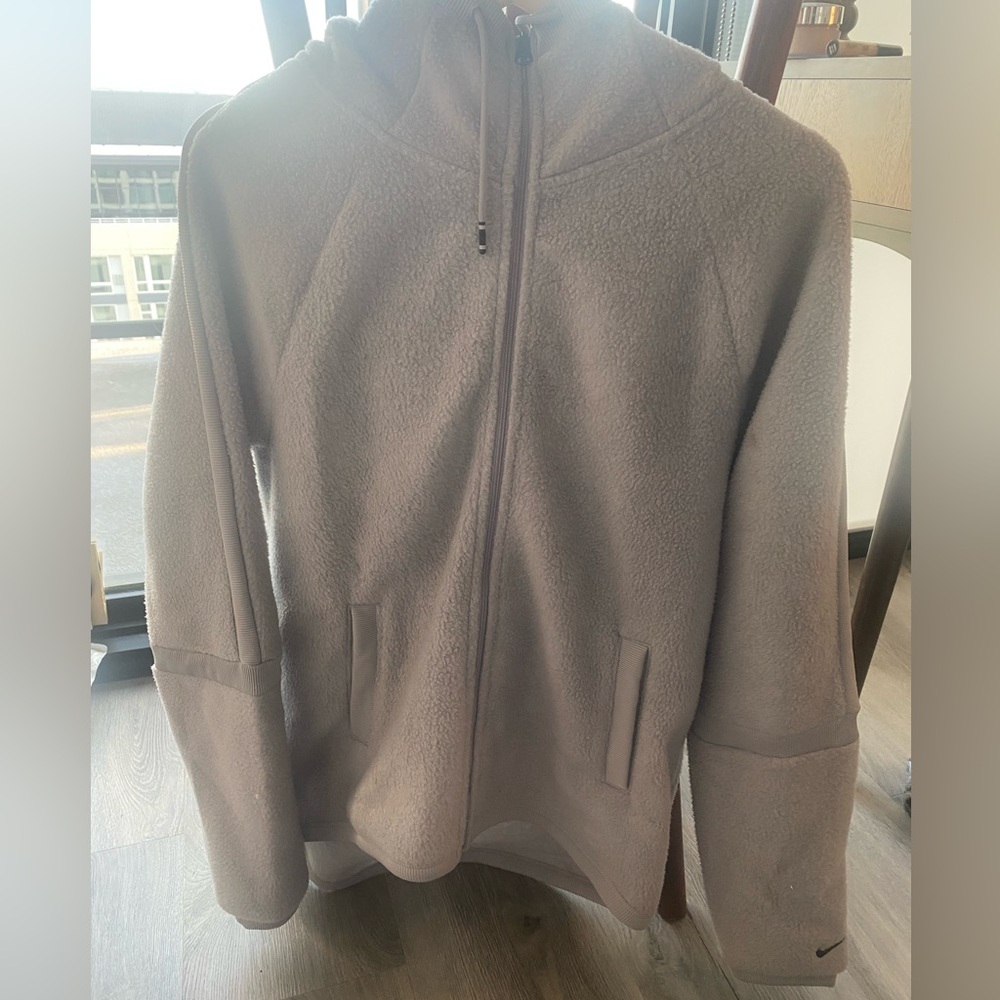 Nike fleece jacket size small